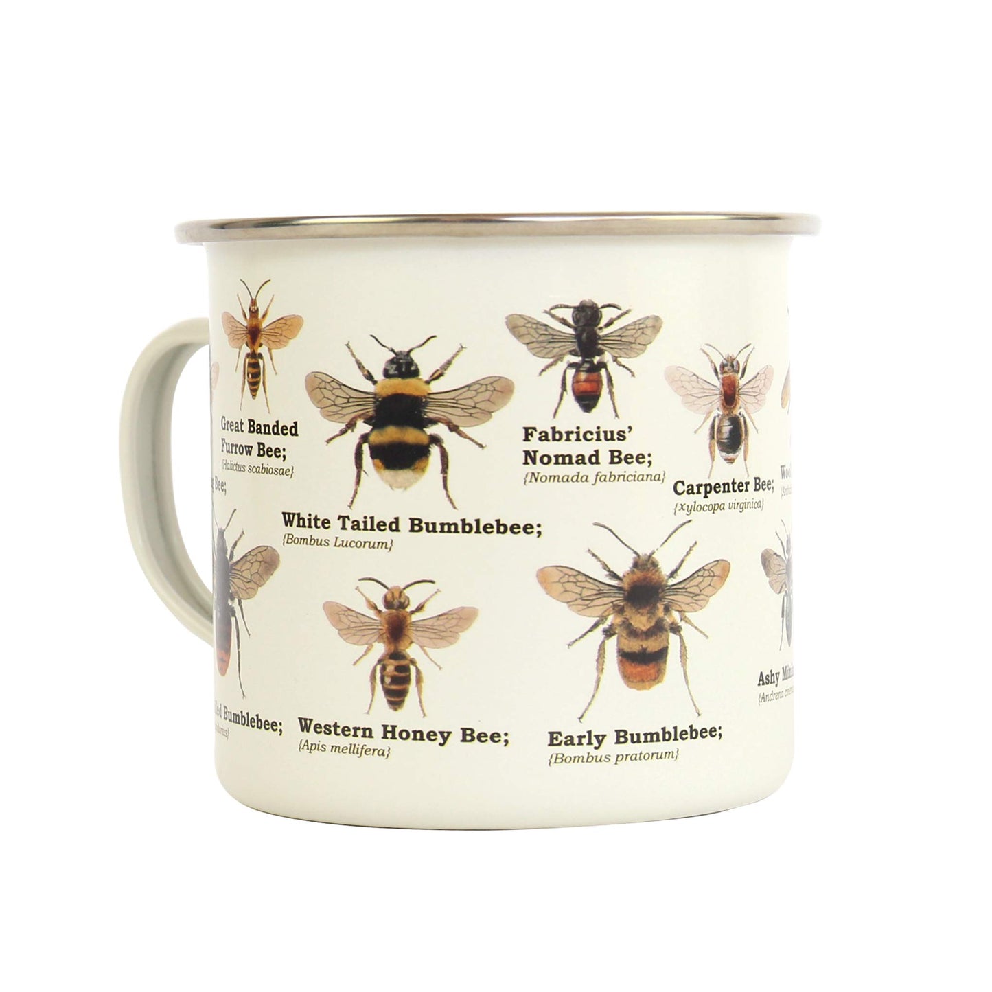 Gift Republic GR270114 - Ecologie Bee Enamel Mug - Durable and Lightweight, Ideal for Bee Lovers